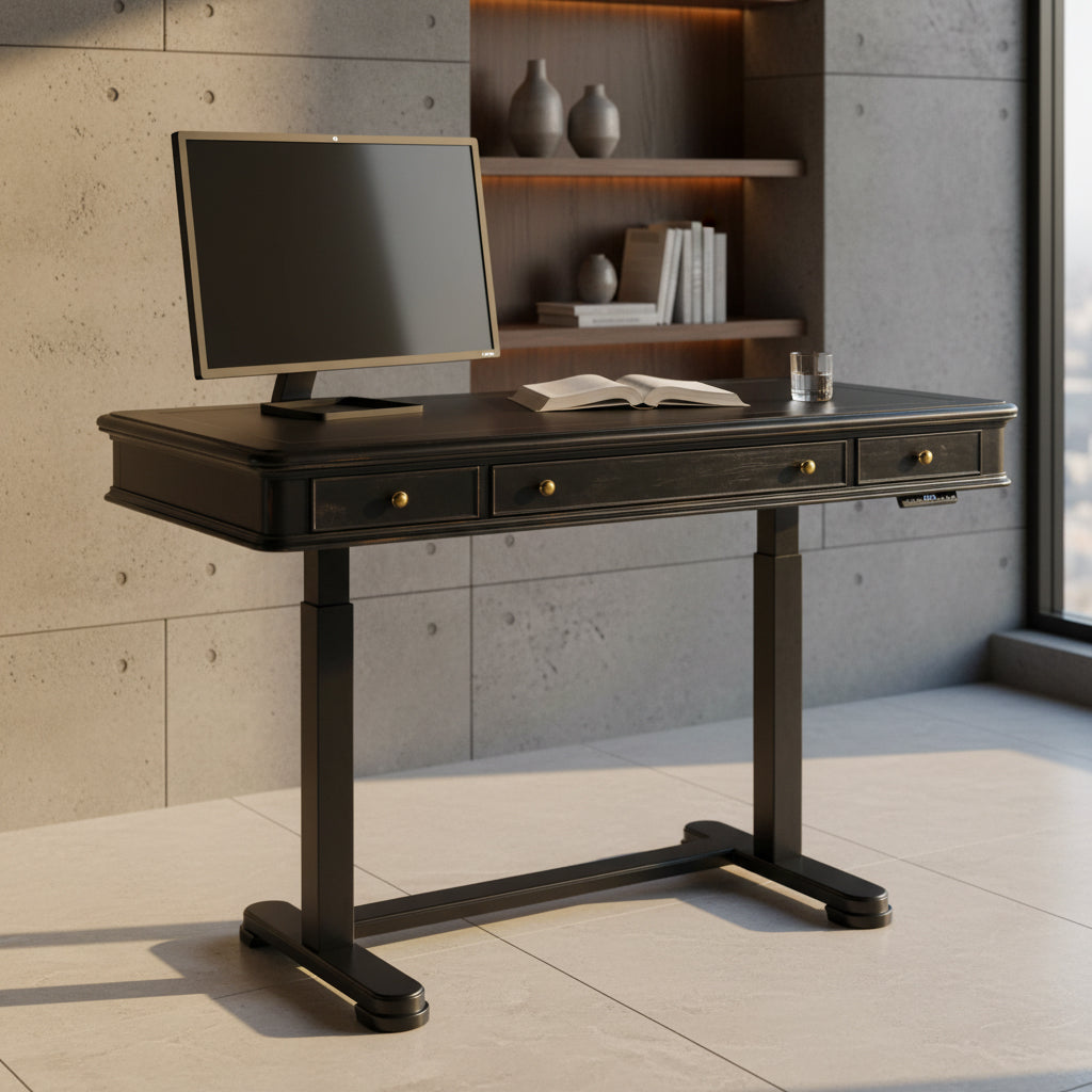 Louis Philippe Adjustable Height Desk