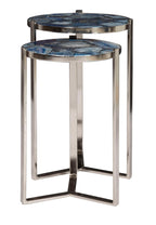 Blue Agate Nesting Tables