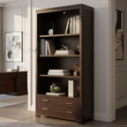 Mocha Executive Bookcase