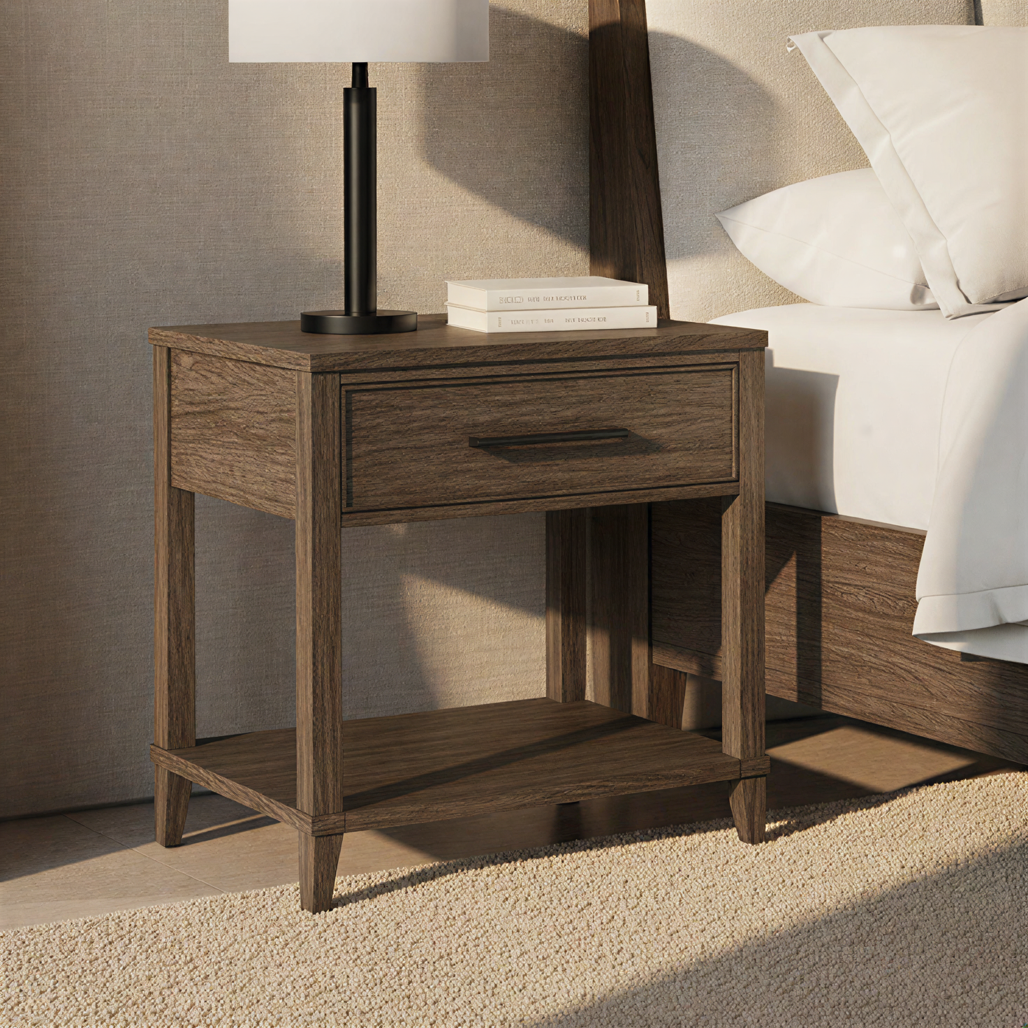 Arlington Heights Single Drawer Nightstand