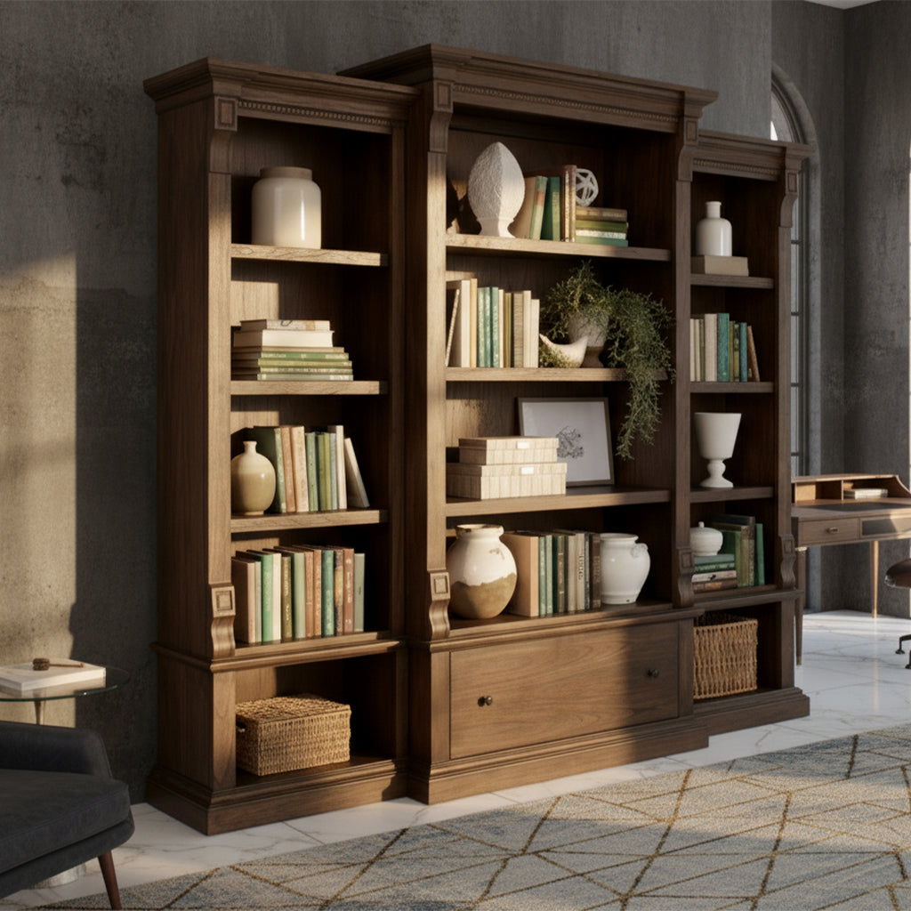 Wellington Estates Office Executive Right Bookcase