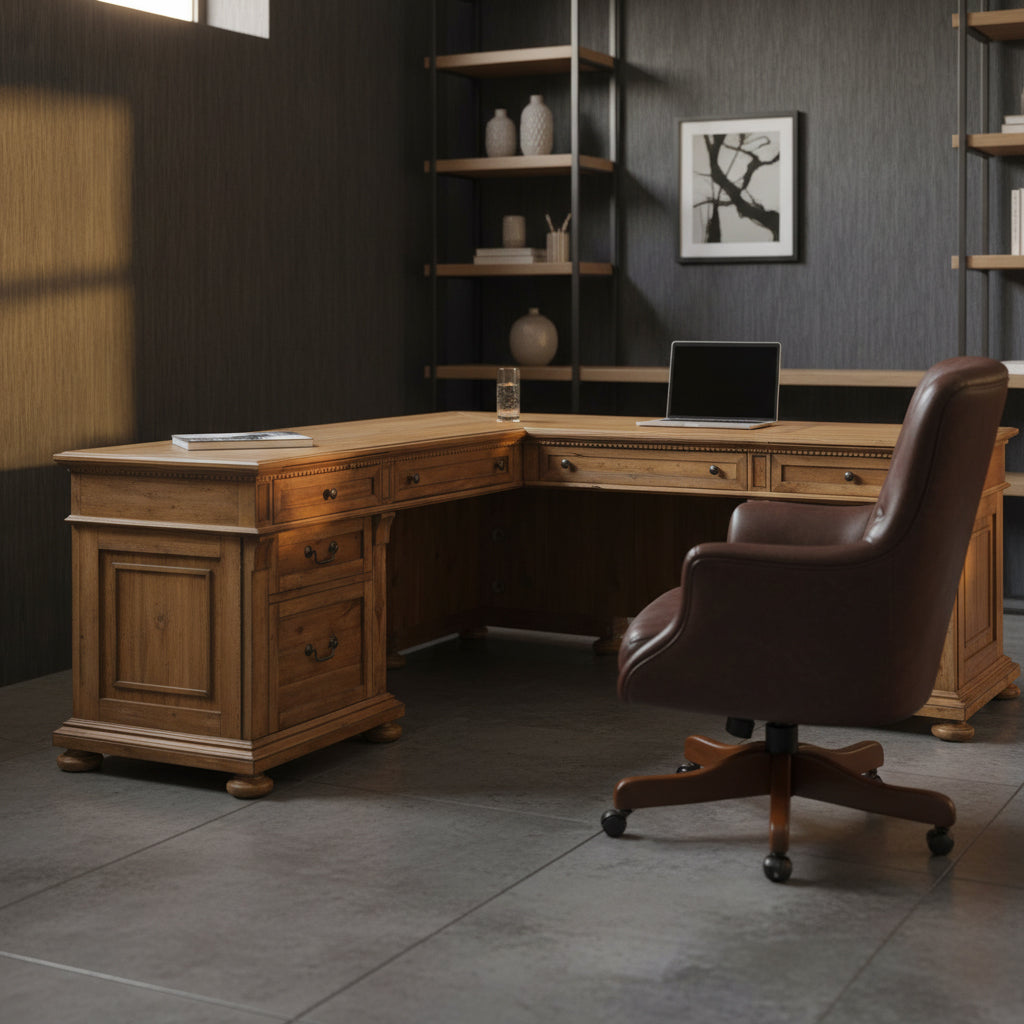 Wellington Hall Office Executive L-shape Desk
