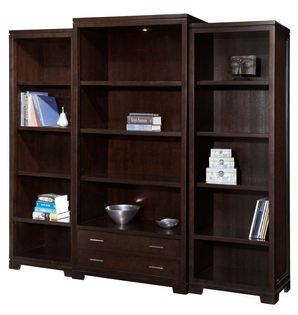 Mocha Executive Bookcase
