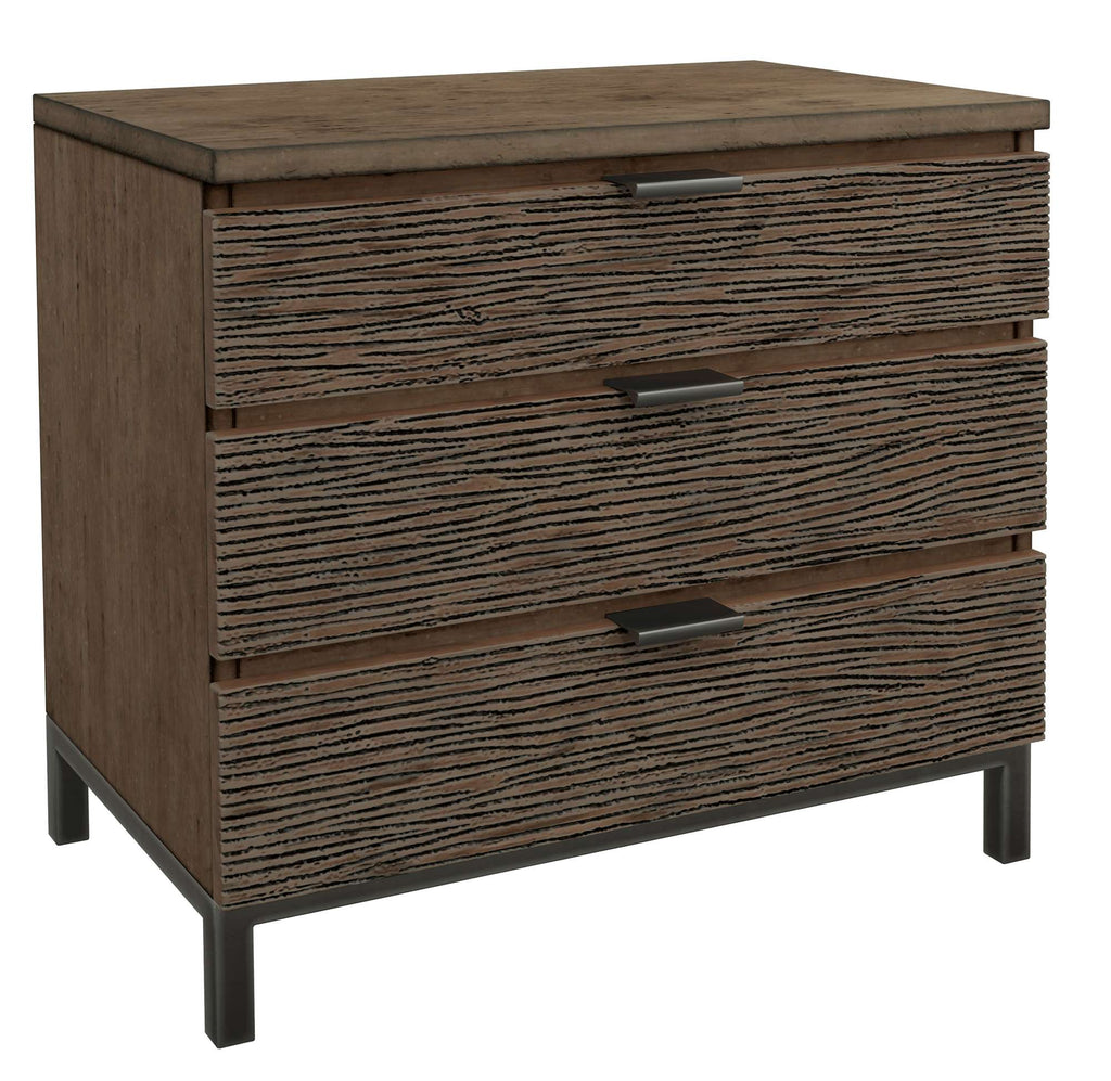 Organic Living Three Drawer Nightstand