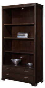 Mocha Executive Bookcase
