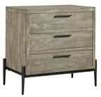 Bedford Park Three Drawer Nightstand