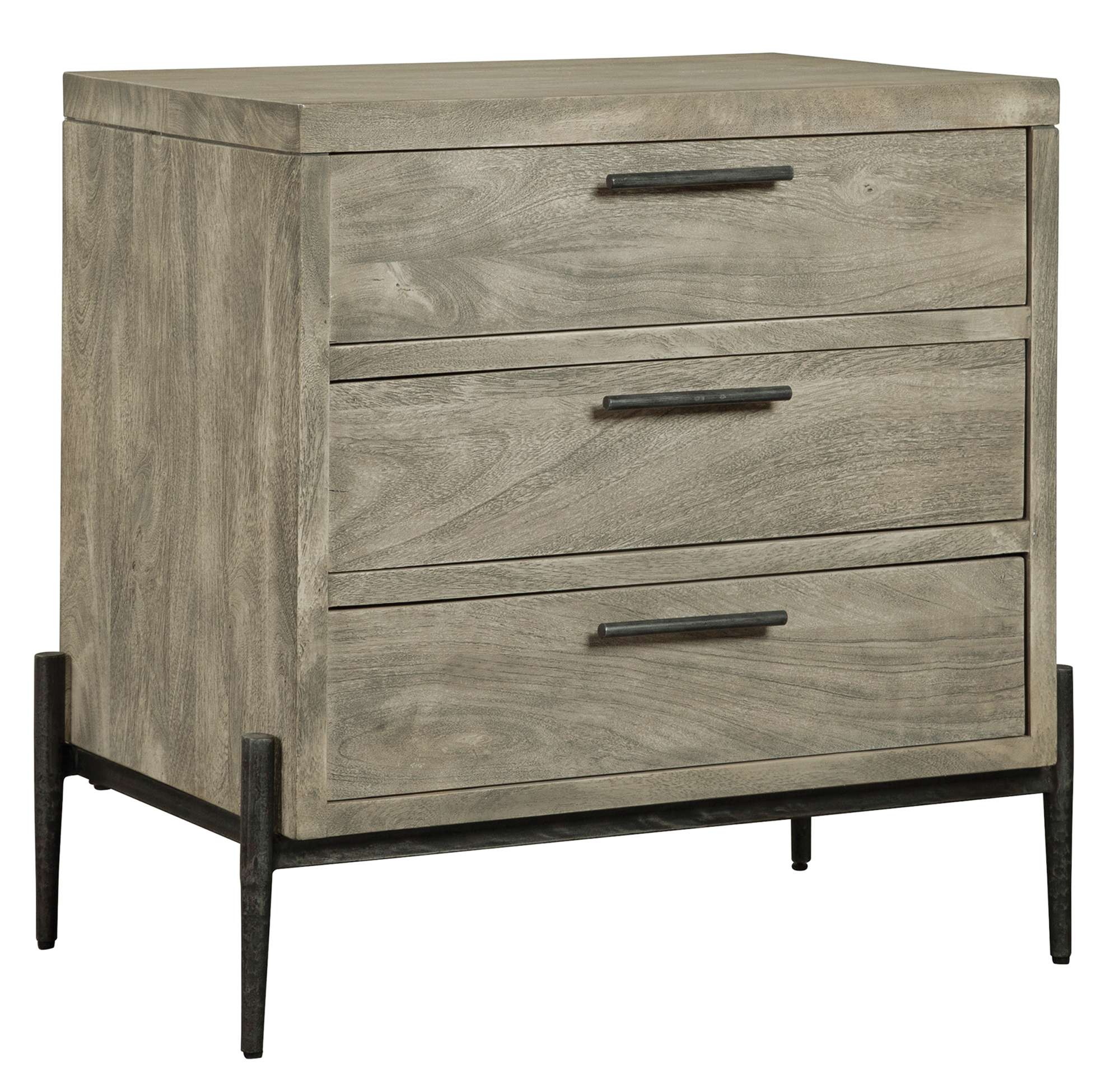 Bedford Park Three Drawer Nightstand