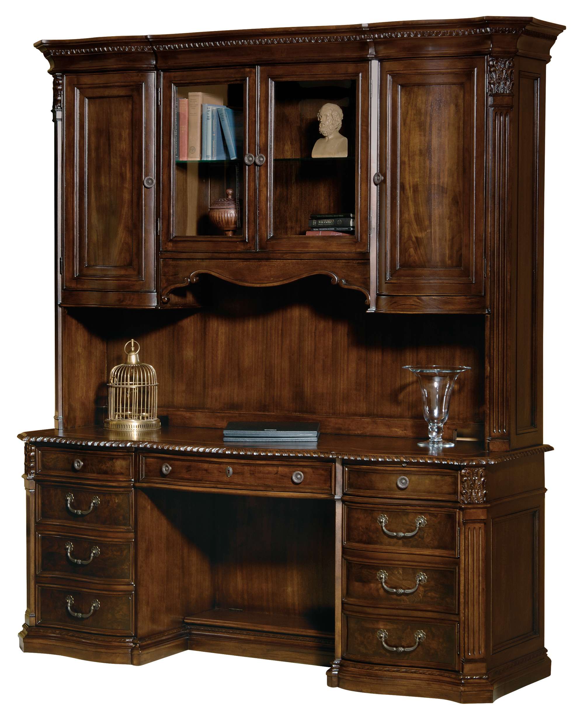 Old World Walnut Burl Executive Deck