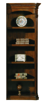 Old World Walnut Burl Executive Right Bookcase