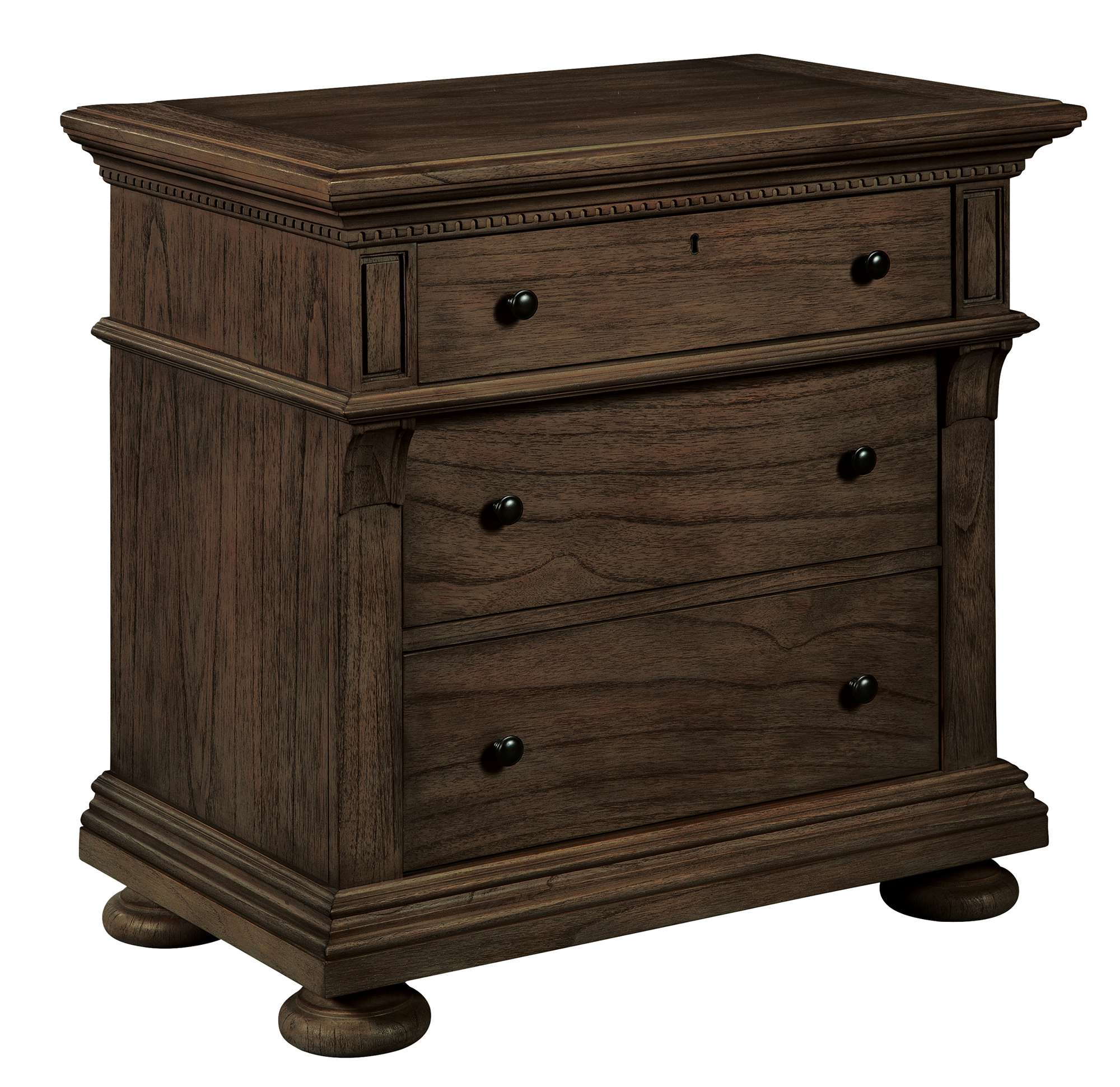 Wellington Estates Three Drawer Nightstand