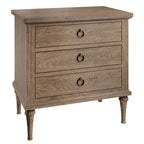 Chateaux Three Drawer Nightstand
