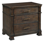 Linwood Three Drawer Nightstand