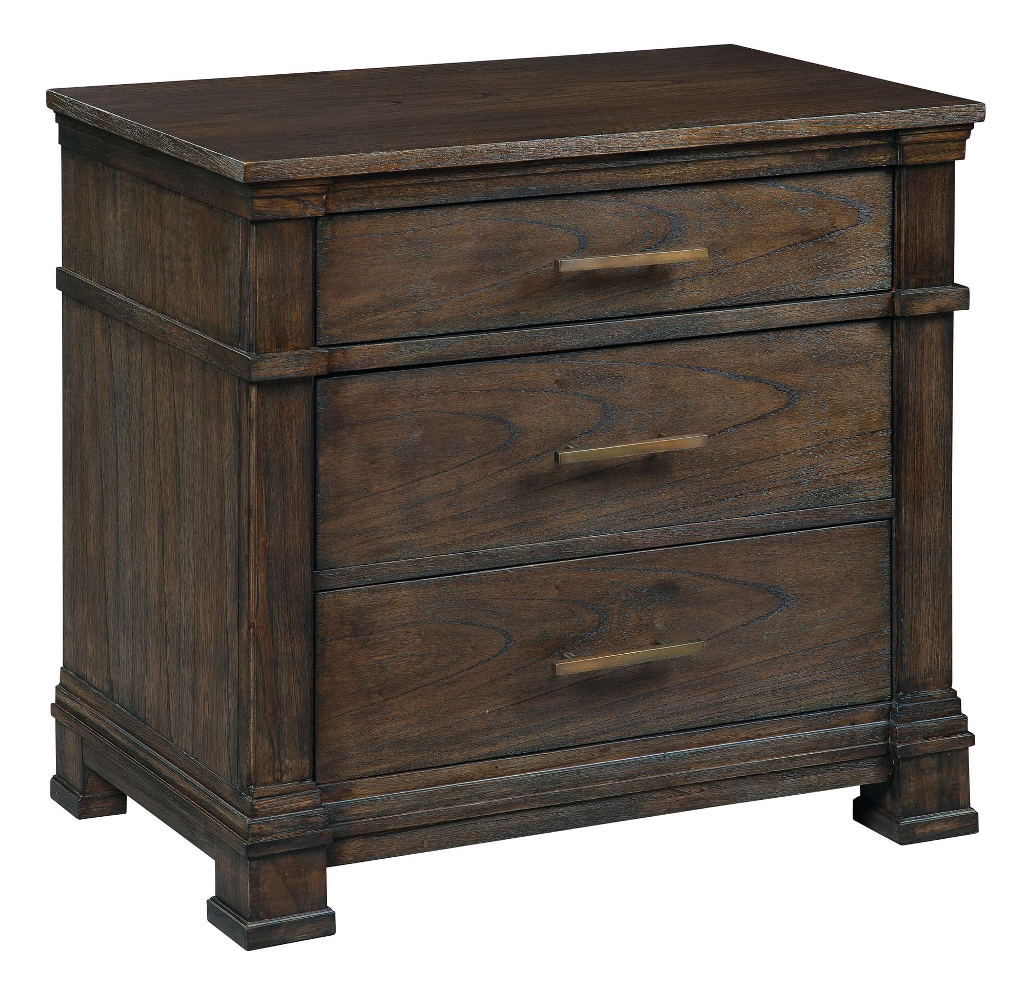 Linwood Three Drawer Nightstand